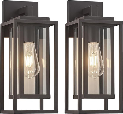 14" Outdoor Wall Light Fixtures Waterproofed Exterior Lantern W/Sturdy - Image 9