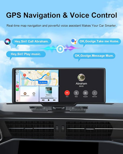 Portable Carplay Screen 10.26'' HD IPS Apple Carplay & Android Auto Screen - Image 4