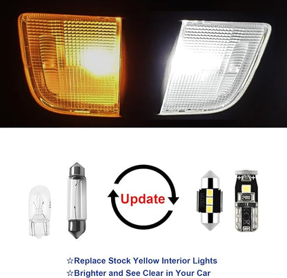 16 Pcs Super Bright 6000K White LED Interior Light: Bulbs Kit Package - Image 4