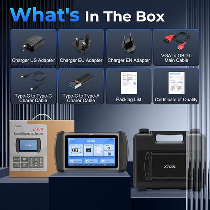 XTOOL IP819 V2.0 Bidirectional Scan Tool, 2025 Upgraded OBD2 Scanner - Image 9