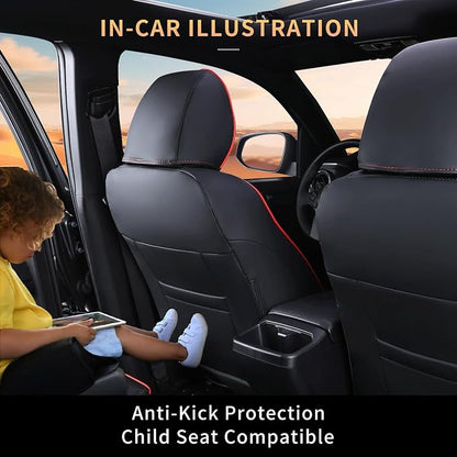 Car Seat Covers Full Set for Toyota Tacoma Double & Crew Cab 2023 2022 2021 - Image 3