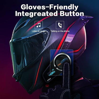 Fodsports FX6S Motorcycle Helmet Bluetooth, 1000m Motorbike Intercom Bluetooth - Image 6
