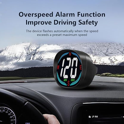 H2 GPS Speedometer Digital Speedometer GPS HUD Universal All Cars Head Up - Image 3