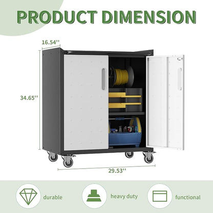 Metal Garage Storage Cabinet - Image 3