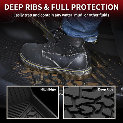 LASFIT Floor Mats for Ford Maverick 2025 2024 2023 2022 All Weather Car Mats - Image 2