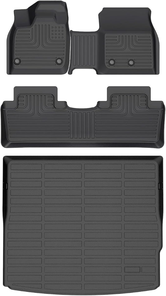 Wayhigh-All Weather Floor Mats and Cargo Mat Set Fit by Wayhigh