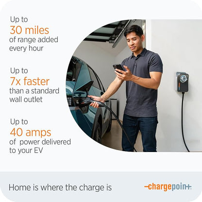 ChargePoint HomeFlex Level 2 EV Charger J1772, NEMA 14-50 Plug - Image 5