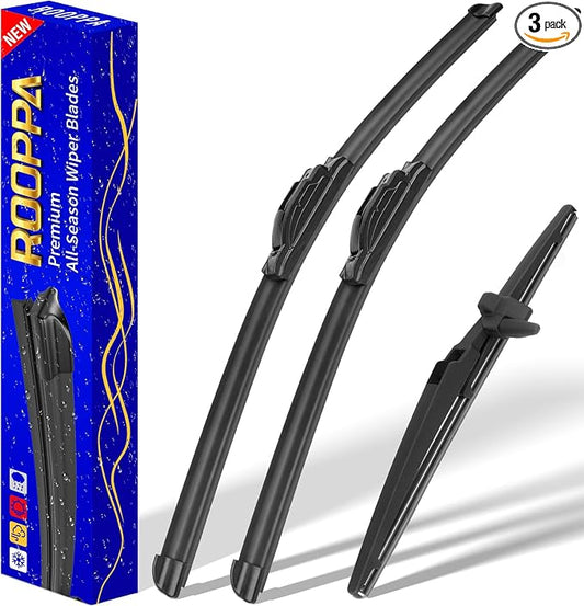 3 wipers Replacement for 2010-2022 Toyota 4Runner, Windshield Wiper Blades by ROOPPA