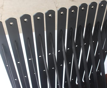 32 Pack L14 x H 10" Black Heavy Duty Shelf Brackets - Image 7