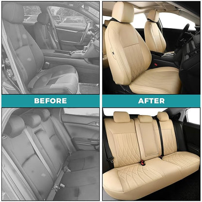 Seat Covers for Honda Civic Sedan EX-L, Sport 2016 2017 2018 2019 2020 2021 - Image 5