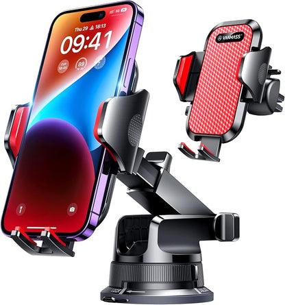 VANMASS Universal Car Phone Mount Dashboard Phone Holder, Handsfree Windshield - Image 9