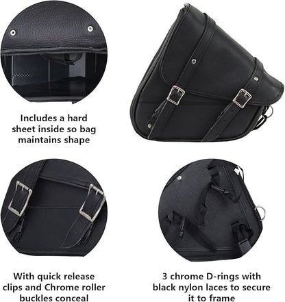 GARGOYLE BELLS Premium Naked Leather Swing Arm Bag - Image 2