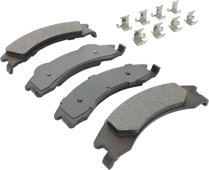 Premium Semi-Metallic Rear Brake Pads Compatible - Image 2