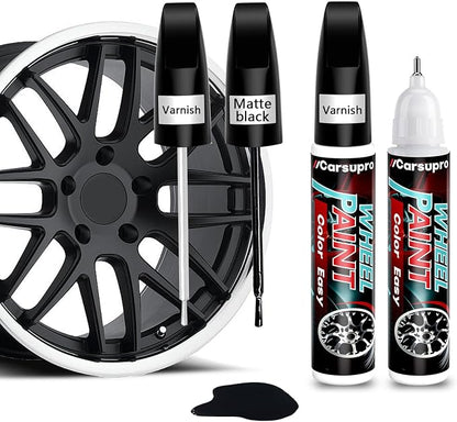 Black Rim Touch Up Paint. Wheel Scratch Repair Pen. Car Rim Paint Pen Quick And by Carsupro