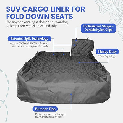 4Knines SUV Cargo Liner for Dogs, Trunk Mat for SUV, Durable Cargo Cover - Image 2