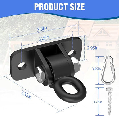 Heavy Duty Swing Hangers with Bearing, Porch Swing Hanging Kit - Image 5