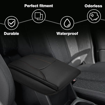 Muslogy Center Console Cover 1-Inch Extra Thick Armrest Pad Compatible - Image 5