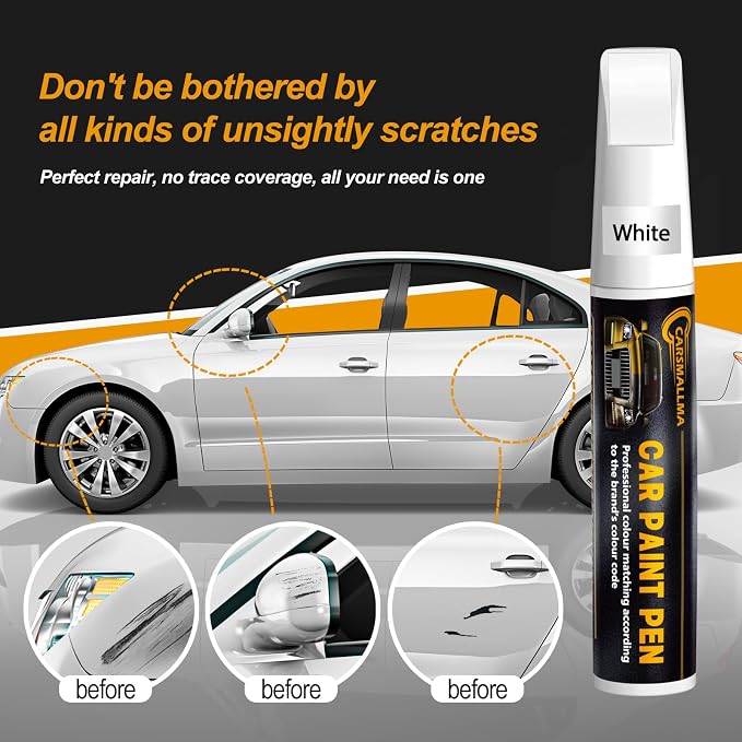 LY9C Ibis White Car Touch Up Paint - Image 2