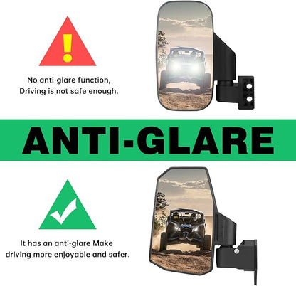 Defender Side Mirrors, The Spring Back Feature Allows Easy Reset After Fold - Image 9