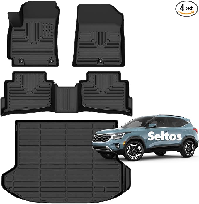 Accessories for Kia Seltos Floor Mats 2024 2025 Car Mats for Kia Seltos All by Norand