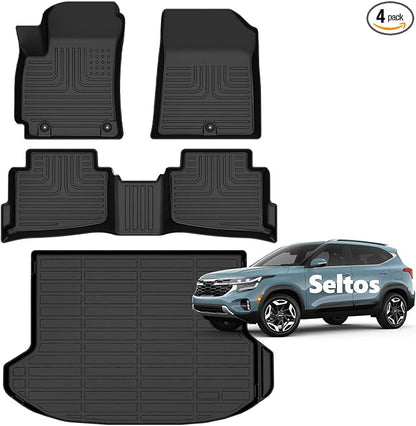 Accessories for Kia Seltos Floor Mats 2024 2025 Car Mats for Kia Seltos All by Norand