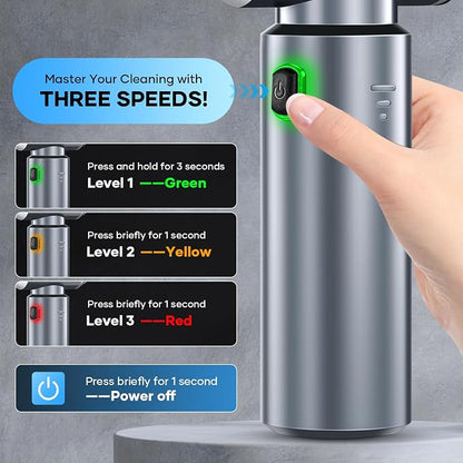 MENDED Handheld Car Vacuum Cleaner 15000PA Portable, Cordless 3 in 1 Handheld - Image 7