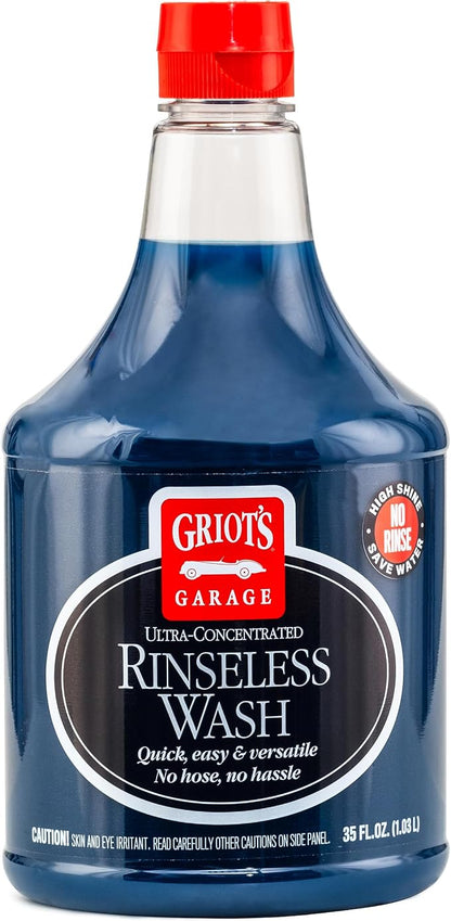 Griot's Garage Rinseless Wash for Car Cleaning and Detailing, No-Rinse Vehicle by GriotsGarage