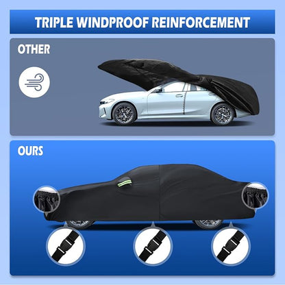 Car Cover Custom Fit for 2007-2025 BMW 3 Series M3 320i 325i 328i 330i 340i - Image 4