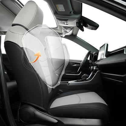 RISINGSTAR Rav4 Hybrid Seat Covers, fit 2019-2025 Toyota Rav4 Hybrid LE - Image 2