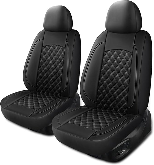 Leather Car Seat Covers, Breathable and Waterproof Napa Leather Automotive Seat by HChengkikz