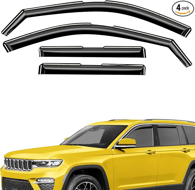 Extra Durable Window Deflectors in-Channel Window Visors Rain Guards Fit by AEROGUYSCustomfitrainguard