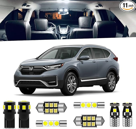 11-Pieces CRV HRV LED Interior Light Kit by ENDPAGE