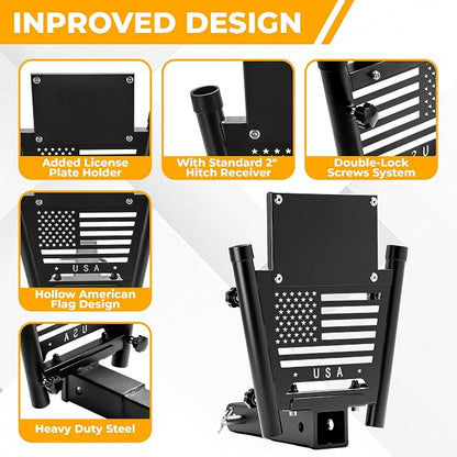 Heavy Duty Dual Hitch Flag Holder - Image 3