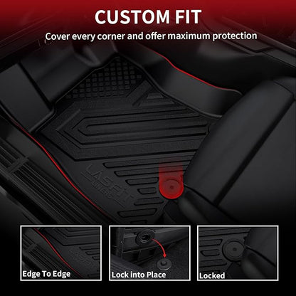 LASFIT Floor Mats&Trunk Liner for Ford Expedition 2018-2024 8 Seats, All - Image 3