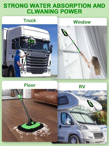 53" 15° Curved Car Wash Brush - Image 3