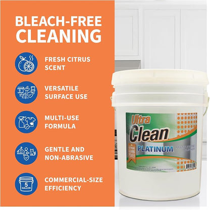 Ultra Clean Platinum Multipurpose Cleaner, Non-Abrasive and Bleach-Free - Image 3