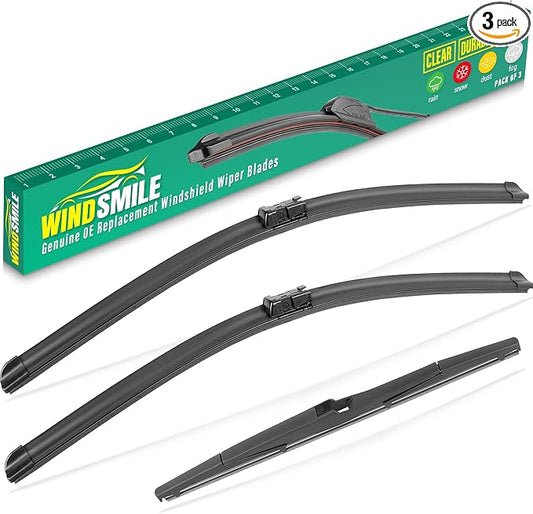 26" 20" 16" Windshield Wiper Blades Replacement by WINDSMILE