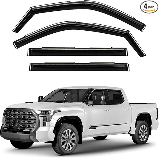 Window Deflectors Smoke Tinted In-Channel Side Window Vent Visor Deflectors by Unknown