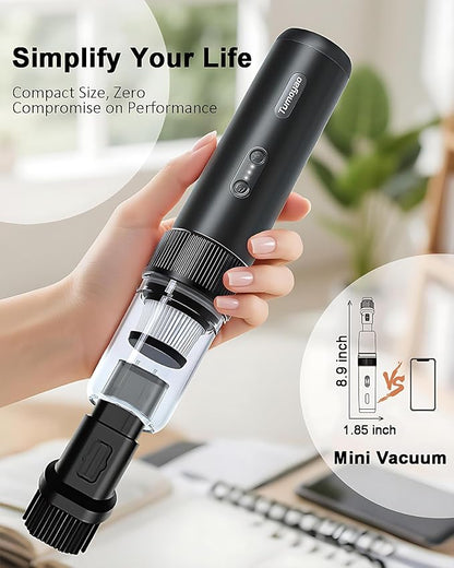 Car Vacuum Portable Cordless, 21000PA Handheld High Power Suction & Blower - Image 5