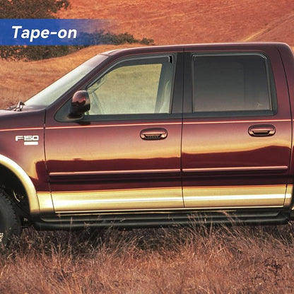 Window Visors Rain Guards for 2001 2002 2003 Ford F150 SuperCrew Cab, - Image 4