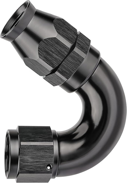 EVIL ENERGY 12AN 150 Degree PTFE One Piece Full Flow End Hose Fitting Aluminum by EVILENERGY