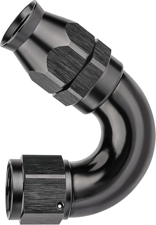 EVIL ENERGY 10AN 150 Degree PTFE One Piece Full Flow End Hose Fitting Aluminum by EVILENERGY