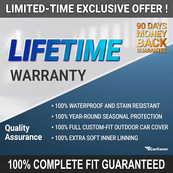 iCarCover Premium Car Cover for 1960-1969 Chevy Corvair 2-Door, 4-Door Heavy - Image 3
