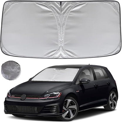 KAYZT Windshield Sun Shade for 2015-2021 Volkswagen Golf GTI e-Golf VW Golf R by KAYZT
