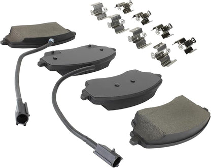 Premium Semi-Metallic Rear Brake Pads Compatible - Image 2
