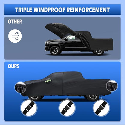 Car Cover Custom Fit for Toyota Tundra 5.5Ft Bed 2000-2025, Migaven Waterproof - Image 4