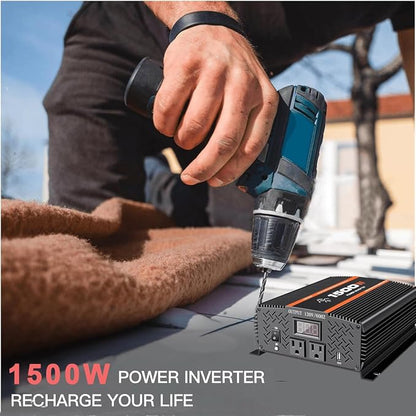 1500 Watt car Power Inverter 12V to 110V/120V - Image 6