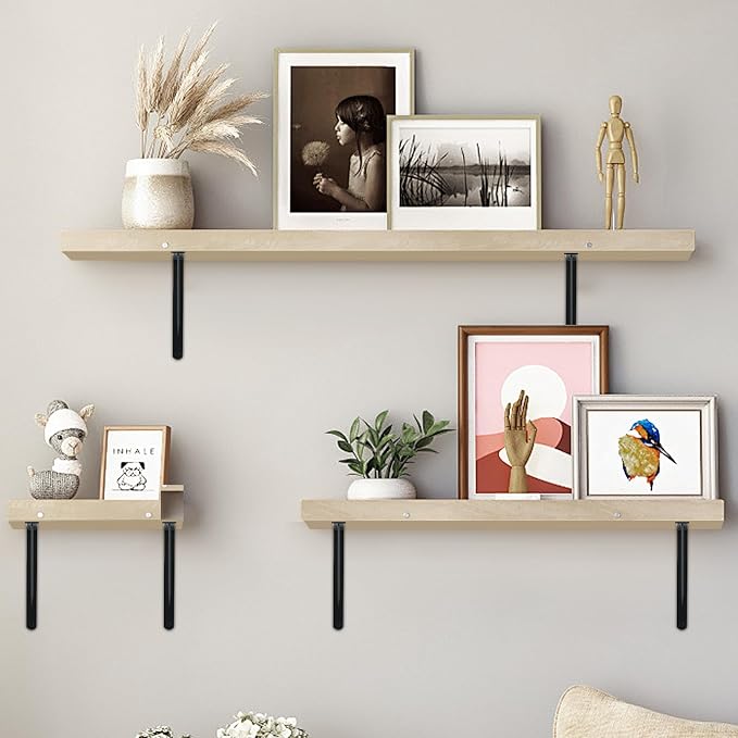8 Pack L20 x H 12" Black Heavy Duty Shelf Brackets - Image 6
