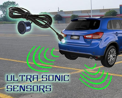 ZONETECH Parking Sensors LED Display Car Reverse Backup Radar System - Image 8