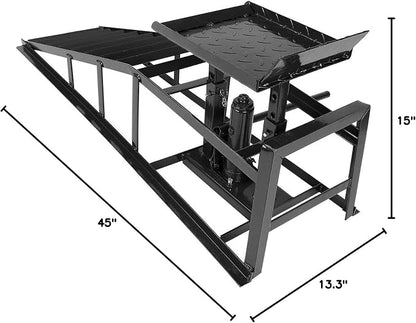 BLVD-LPF OBEY YOUR LUXURY 2 Pack Hydraulic Car Ramps 10000lbs 5T 11000lbs Low - Image 8